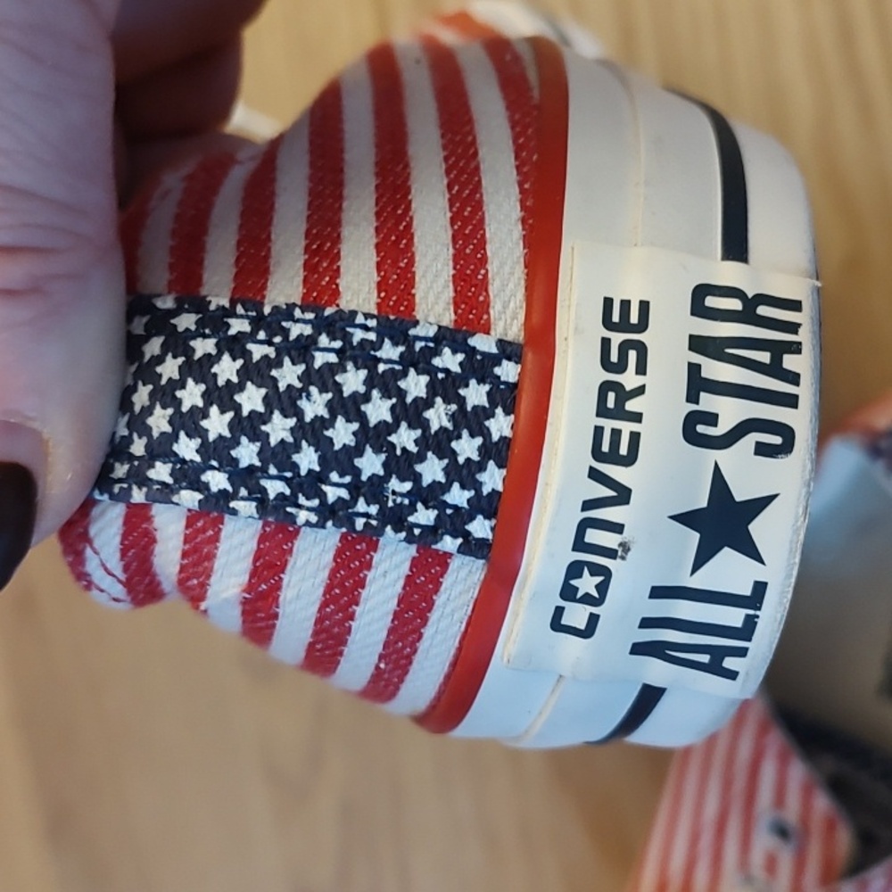 Converse Chuck Taylor All-Star "American Flag" Stars & Stripes Size 11 - Picture 16 of 16